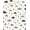Grey Ivory, Pattern 1, variant on ODIKA Cloud Playroom Design With Repeating Sky And Raindrop Motifs for Master Suite, California King, Under Bed, Foldable Easy Care