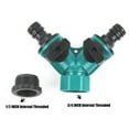 thumbnail image 2 of jinwen Plastic Garden Hose Y Faucet Splitter with Shut-Off 2/3 Way Non Rust Style_B, 2 of 5