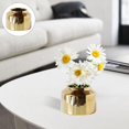 thumbnail image 4 of Modern Flower Vase Ceramic Electroplated Luxury for Home Decoration Outdoor Tabletop Decoration Party Wedding - 6.5x11.5x8.5cm, 4 of 7