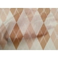 thumbnail image 4 of oneOone Cotton Cambric Off White Fabric Argyle Check Sewing Material Print Fabric By The Yard 56 Inches Wide, 4 of 4