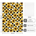 thumbnail image 2 of 2 Pcs Funny Kitchen Towels,Checkerboard Sunflower Pattern Microfiber Dish Towels,Kitchen Tea Towels,Kitchen Towel Set (18" X 26"), 2 of 7