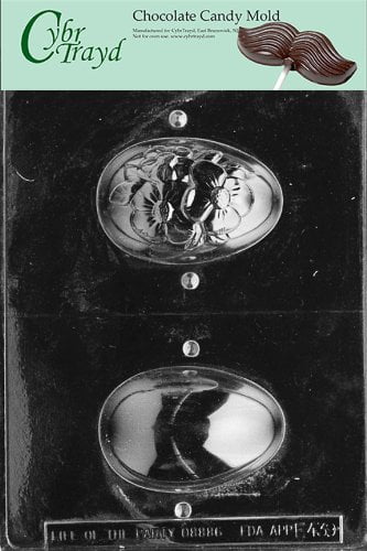 Cybrtrayd Life of the Party E448 Bunny//Chick Bon-Bon Easter Chocolate Candy Mold in Sealed Protective Poly Bag Imprinted with Copyrighted Cybrtrayd Molding Instructions