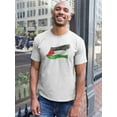 thumbnail image 2 of Palestinian Grunge Flag Tee Men's -Image by Shutterstock, 2 of 4