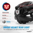 thumbnail image 6 of FUNWICT Bicycle Helmet with Light and Magnetic Goggles Lightweight Bike Helmet for Adult Men Women, 6 of 9