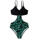 thumbnail image 4 of Traje de baño siamés Fridja Sexy Bikini Color Sólido, 4 of 7