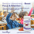 thumbnail image 4 of NutriMagic KIDS Brain Booster+ Focus, Attention Saffron-Based Brain Health Supplement & Multivitamin, Vegan, 60 Pack Strawberry., 4 of 6