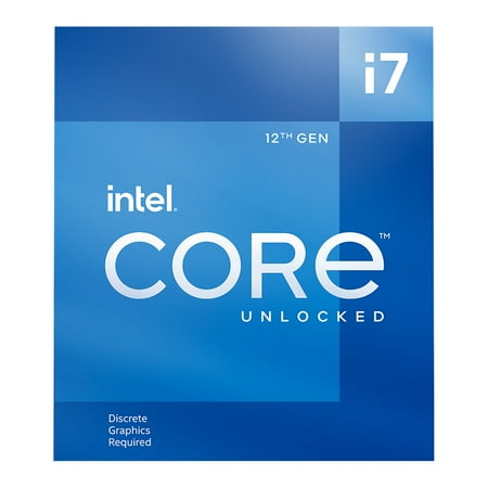 Intel - Core i7-12700KF Desktop Processor 12 (8P+4E) Cores up to 5.0 GHz Unlocked  LGA1700 600 Series Chipset 125W