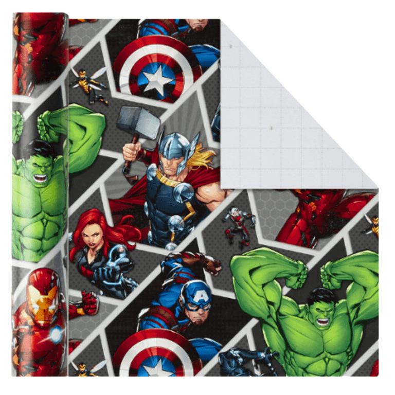 Avengers Wrapping Paper Superhero Gift Wrapper Made from Premium