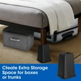 thumbnail image 2 of Bed Risers 8 Inch Heavy Duty, Furniture Risers Lifts Supports Up to 6,000 Lbs for Table, Desk Leg, Sofa, Couch, 2 of 7