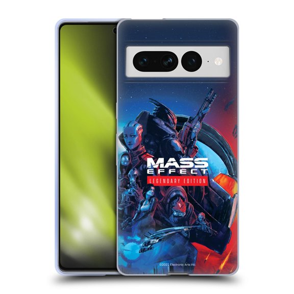 Head Case Designs Officially Licensed EA Bioware Mass Effect Legendary Graphics Key Art Soft Gel Case Compatible with Google Pixel 7 Pro