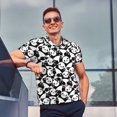 thumbnail image 4 of Yiaed Cute Panda (3)Print Men's Short Sleeve Polo Shirt,Golf Polo for Men Three-Button Golf Shirt Athletic Casual Collared T-Shirt- Small, 4 of 7