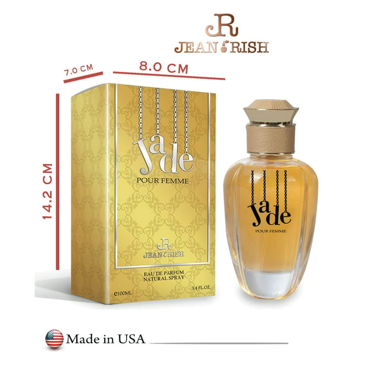 JADE Eau De Parfum Spray for Women, 3.4 FL. OZ. 100ML
