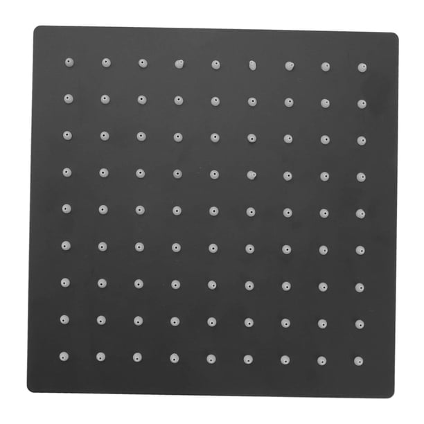 Cabezal de ducha de lluvia de acero inoxidable para baño, cabezal de ducha de montaje en techo cuadrado con rosca G1/2 pulg.