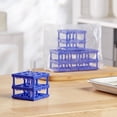 thumbnail image 3 of McKesson Tube Cube Rack - Test Tube Organizer - Durable, Portable, and Hygienic Storage Solution, Three Configurations - Use in Refrigerator or Freezer, Blue, 3 of 3
