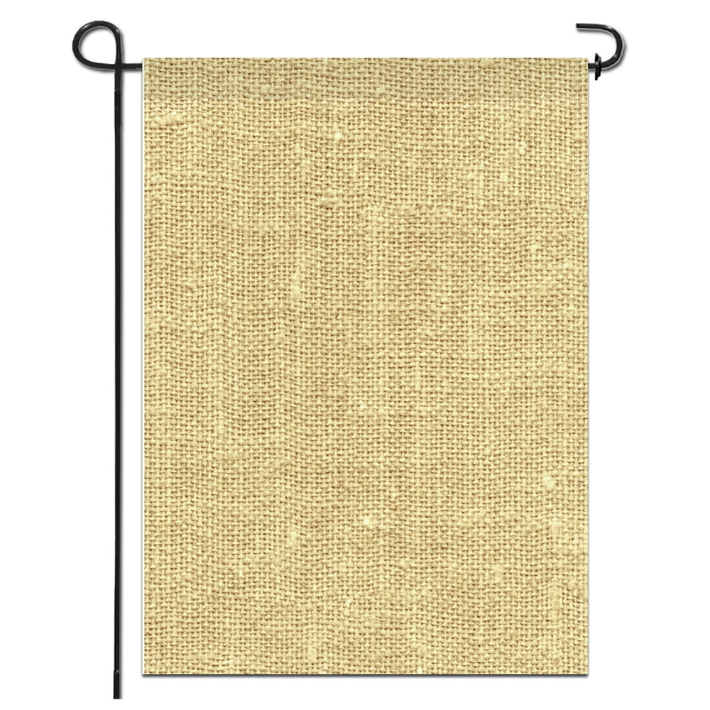 Anley Blank Burlap Garden Flag DIY Personalized Craft Banner for Custom Outdoor Yard