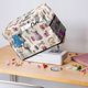 thumbnail image 4 of Uuiauoio Flower Print Sewing Machine Protective Cover Easy Storage Washable Zipper Dust Protection with Pockets for Most Standard Sewing Machines and Accessories, 4 of 6