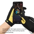 thumbnail image 3 of WEST BIKING Cycling Gloves Full Finger Bicycle Gloves Biking Gloves Breathable Shock-Absorbing Anti-Slip Gloves Support Screen Touching for Riding Climbing Fishing, L, 3 of 8