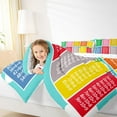thumbnail image 4 of Homewish Multiplication Table Queen Comforter Set,Math Theme Bedding Sets,Teens Number Teching Bedding Comforter Set For Girls Boys,Microfiber Bedroom Decor Reversible,3-Piece, 4 of 8