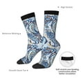 thumbnail image 6 of Honeii Paisley Floral Branches Print Adult Socks,Crew Socks,Casual Calf Socks,Daily Wear Socks for Men & Women, Perfect for Sports, Casual and Everyday Use, 6 of 6