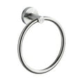 thumbnail image 1 of Abbracc Simple Towel Rings for Bathroom Hand Towel Holder Racks Wall Mounted Accessories Brushed, 1 of 8