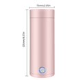 thumbnail image 3 of Generic 400ml Electric Heating Water Cup, Leakproof Portable Water Kettle, Pink, 3 of 8