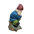 thumbnail image 3 of Hi-Line Gift Ltd. Blue Muse: Pensive Polyresin Thinking Gnome Figurine, 3 of 6