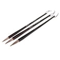 thumbnail image 1 of Conjunto de 3 pinceles de caligrafía china de cabello artificial de Kanji escribiendo pintura Sumi Drawing Tools Hugo Pincel de caligrafía china, 1 of 6