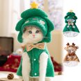 thumbnail image 1 of Capa de Mascota Ganfancp Invierno Navidad Halloween Spooky Disfraces para Perros X1, 1 of 6