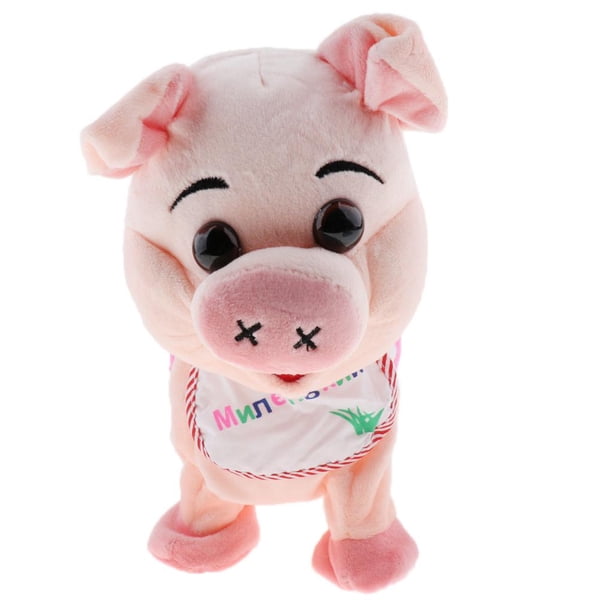 Juguetes de Batería / Juguete de Animal para Niñas / de Caminar, , Columpiarse Rosado Macarena Juguete de cerdo electrónico