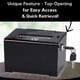 thumbnail image 3 of Donation Box with Lock - Acrylic Suggestion Box with Slot Black, 3 of 5