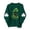Green D, variant on Women's Casual Long Sleeve Sweatshirt St. Patrick's Day Heart Printed Fashion Crewneck Pullover Tops (XL, Green)