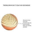 thumbnail image 3 of Wooden Steel Needle Hair Brush Pin Hairbrush Scalp Massage Improve Hair Health Wood Paddle Detangling Comb-1, 3 of 5