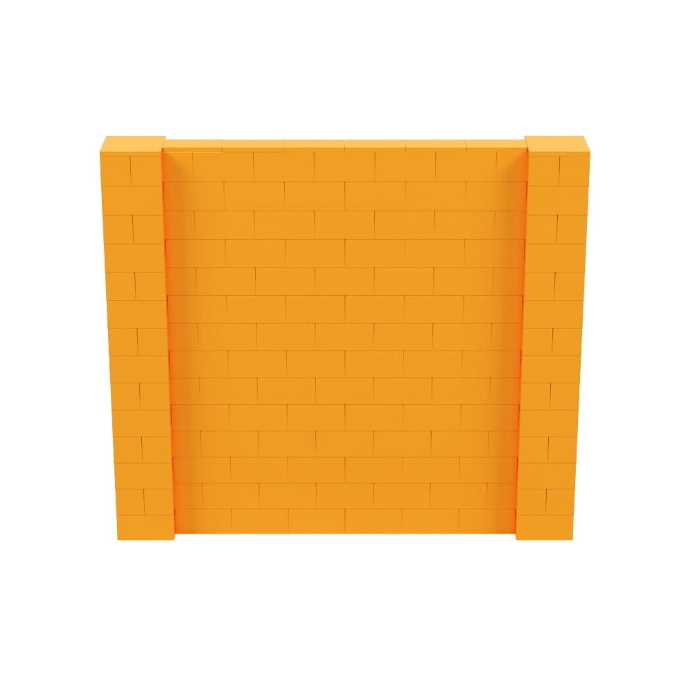 EverBlock 8’ x 7’ Wall Kit Modular Building Blocks Wall System for