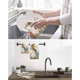 thumbnail image 5 of Easter Bunny Eggs Kitchen Dish Towels for Drying Dishes Set of 3, Spring Tulip Daisy Flowers Leaves Country Waffle Weave Microfiber Hand Tea Bathroom Towels Quick Dry & Absorbent Towel 15.7x23.6, 5 of 7