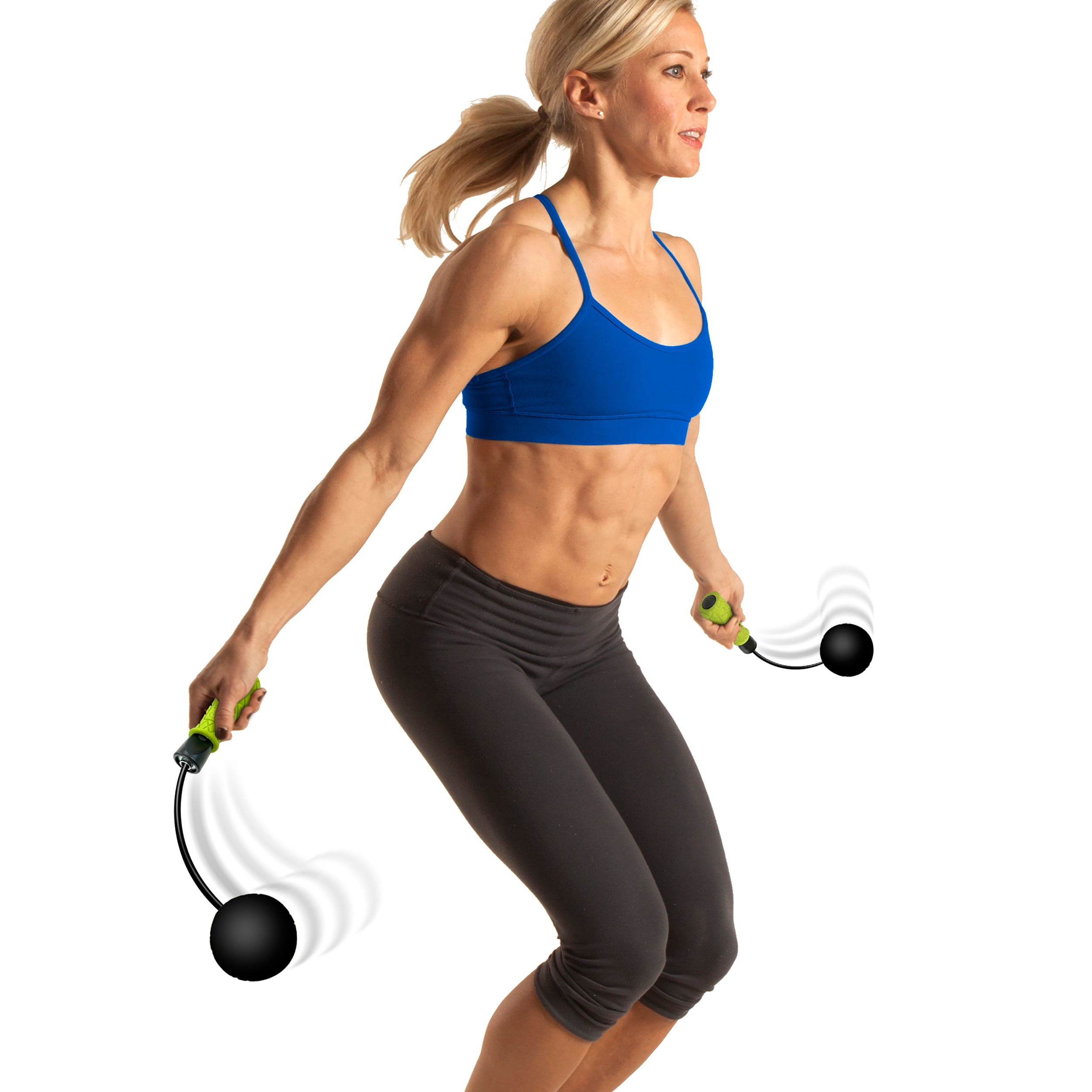 GoFit Ropeless Jump Rope - Perfect for Indoor Workouts