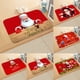 thumbnail image 1 of Xihbxyly Felpudo Navideño de Franela, Fácil de Limpiar, Base Antideslizante, Decoración de Interiores, Multiusos para Dormitorio, Cocina, Sofá y Decoración Navideña, 40 X 60 Cm., 1 of 3
