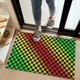 thumbnail image 2 of Rainbow Color Checkered Pattern Door Rugs,Washable Non Slip Door Mats Indoor,Decorative Door Mats,Entry Mat Indoor for Entrance,Bedroom,Kitchen,Bathroom,20"x32", 2 of 6