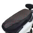 thumbnail image 2 of Motorcycle Seat Cushion Cover with Anti-Skid, Heat Resistant 3D Leather for Comfortable Riding, 2 of 7