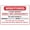 Warning Sign 4, variant on Visitors Vendors Must Register with Security - 8"x12" Visitor Security Metal Sign, Home, Business Yard Safety Decor
