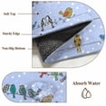 thumbnail image 6 of Blue Birds Area Rugs 5'x8', Washable Small Throw Rugs for Classroom Bedroom, Funny Cute Snowflake Wire Sparrow Indoor Outdoor Rug Non-Slip Low Pile Carpet Runner Reversible Floor Mats, 6 of 8