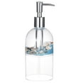 thumbnail image 2 of Locco Decor Acrylic Liquid 3D Floating Motion Bathroom Kitchen Vanity Accessory Soap Lotion Dispenser Ocean Sea Shell Conch, 2 of 3