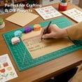 thumbnail image 6 of Rotary Cutter Set,Paper Cutter Set with 12x18 Inch A3 Self-Healing Cutting Mat, Acrylic Ruler, 4 Interchangeable Blades for Craft Scrapbooking Sewing, 6 of 6