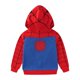 thumbnail image 4 of Sudadera con capucha Marvel Spider-Man para niños pequeños, forro polar con cremallera, color rojo, 4 of 9