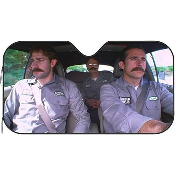 Funny Windshield Sun Shade for Car Sunshade for Car Windshield Covers Blocks UV Rays Automotive Interior Sun Protection 51 x 27.5 in