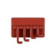 thumbnail image 1 of Cateissary Colgador trasero para puerta montado en la pared, colgador de llave colgante, gancho gratis, soporte organizador de cocina para Cocina y Comedor Rojo, 1 of 6