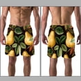 thumbnail image 3 of luoweisi Men's Beach Shorts Quick Dry Swim Trunks with Mesh Lining Pear XL, 3 of 5