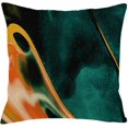 thumbnail image 2 of Waterproof Cushion Covers Set of 4, Decorative Throw Pillow Cover, Water Resistant Scatter Pillowcase 45X45cm for Garden Living Room Sofa Blench (Wave, 2 of 4