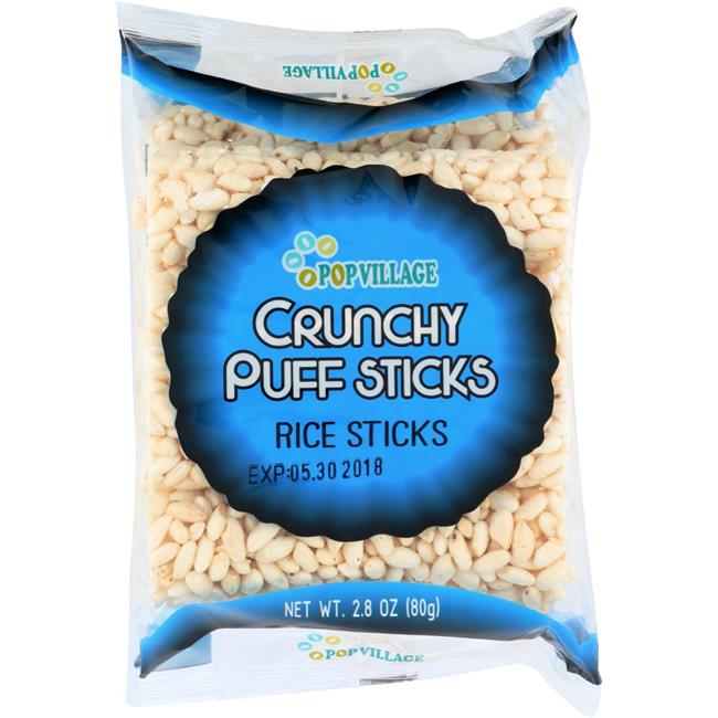 Popvillage KHFM00284093 Rice Puff Sticks, 2.8 oz