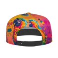 thumbnail image 5 of Flat Bill Trucker Hats for Women Men - Colorful Parrot Jungle Dream A Adjustable Flat Baseball Cap Snapback Hats Dad Hats for Men, 5 of 7