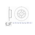 thumbnail image 4 of Winstop Brake Rotor, Front WS227687, Isuzu I-Mark 1989-1985, 4 of 4